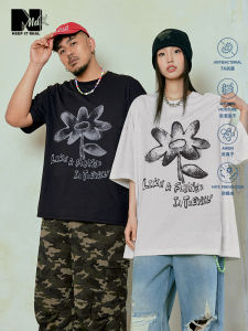 NMAX Large Size Mens T-Shirt Graffiti Floral Print Quick Dry Moisture Wicking Short Sleeve Casual Cotton Polyester Blend Summer Top