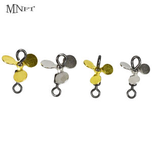 MNFT 20Pcs Spiral Blade Fishing Propeller Accessories Iron Lure Bait Spoon Replacement Kit for Fishing Gear Modification