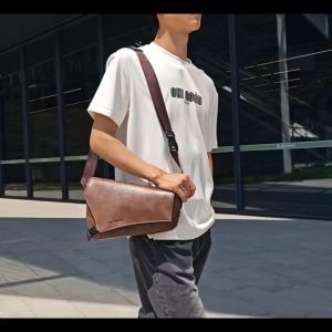 WEIXIER D515 Tas Selempang Pria Kulit Crossbody Sling Bag Anti Air