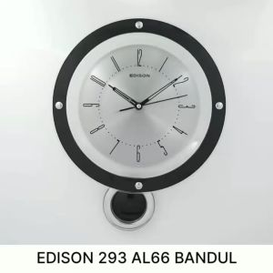 Jam Dinding Edison EQ 293 AL66 Bandul Diameter 290mm 29cm