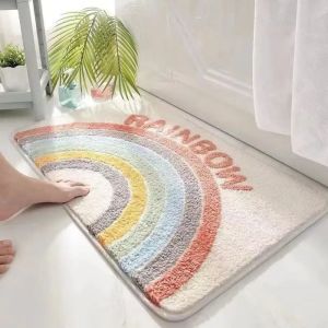 VIKAMA Cartoon Non-Slip Absorbent Bath Mat Ideal for Bathrooms Toilets Hallways Entrances and Bedroom Home Decor Rugs