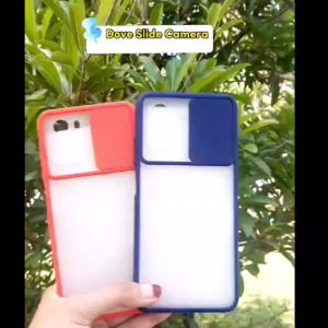 CASE SLIDE CAMERA MACARON WINDOW SLIDING REALME C1 C2 C11 2020 C12 C15 C17 C20 C21 C25S HARD CASE
