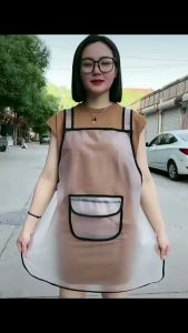 Celemek Masak Anti Air & Apron Dapur Tahan Minyak