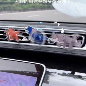 Bandai | Cartoon New Rotating Car Air Conditioner Air Outlet Interior Decoration Accessories Ornaments Toys Birthday Accessories Gifts