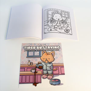 40Page Thicken Adult Coloring Book for Stress Relief Mindfulness Drawing Book Sketch Art Book Anxiety Relief Creativity Relaxati