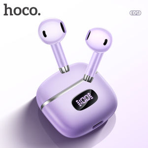 [New] HOCO 2023 Original Colorful EQ1 Wireless Bluetooth earphone TWS Wireless Earphones With LED Digital Display Bluetooth 5.3 Earbuds Surround stereo Grade 180 Hours Long Standby headphone
