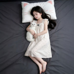 SHANGLEXIONG | Đầm Ngủ Mỏng Mát Lụa Icy Cho Nữ