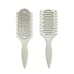 Curl Define Styling Brush Hollow Out Detangling Hair Brush Tangled Wet Curly Hair Comb Shaping Curls Barber Hairdressing Tools