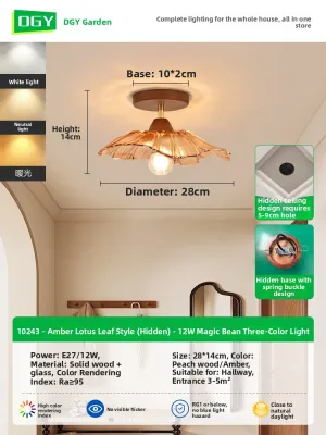DGY | French Retro Luxe Glass Corridor Light