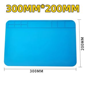 Welding Mat Heat Insulation Working Pad Silicone Soldering Mat Soldering Work Station Pad for Phone Welding Repair Tool ESD