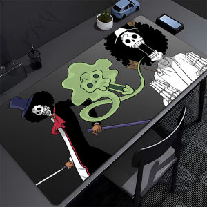 Bandai | Tấm Lót Chuột Chơi Game One Piece Anime Chất Liệu Cao Su Thảm Lót Bàn Máy Tính Thiết Kế Brook Dành Cho Game Thủ