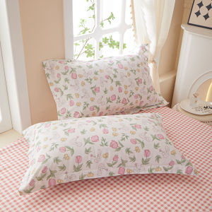 Pure Cotton Floral Breathable Pillowcases Single Person 48x74cm Pillow Core Covers Style Girls Bedding Accessories