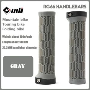 ODI Rubber Bicycle Grips 22mm Set Ergonomic MTB Handlebar Grips for Dirt Pit BMX And Mountain Bike in Purple Brown Pink Black
