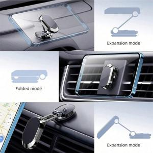 Magnetic Phone Holder Mount Folding Magnet Mount Mobile Cell Phone Stand 360 degree Rotation Smartphone Cell Phone Holder