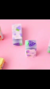 Penghapus Karet Motif Karakter Dino & Buah-buahan Transparan Hapusan Pensil Bergambar Lucu Dan Wangi Transparent Eraser Setip Karakter Perlengkapan ATK Sekolah Anak Kantor - FR Gallery