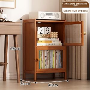 ZHUSHANXIA | Dust-proof Tall Narrow Bookshelf Shelf