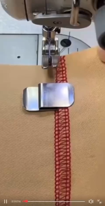 Cữ viền ghép may viên ĐÓNG TÚI có điều chỉnh trái hoặc phải lắp máy may 1 kim công nghiệp (Tặng ốc bắt cữ)