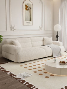 Modern and Minimalist Sofa for Small Spaces Straight Sofa