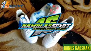 Sepatu Bola Mizuno Morelia Neo 3 Rebula List Biru Gratis Kaos Kaki Panjang