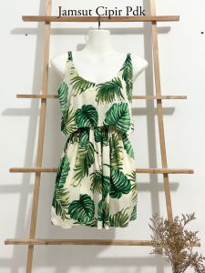 Jumpsuit cipir kecipir pendek Rayon PernikBali