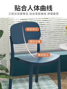Home Minimalist Design Stackable Dining Chair