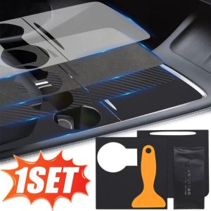 Tesla Model 3 Y รุ่น 38.8*19.2 ซม. คอนโซล กลางรถฟิลเลอร์มป้องกันเสริมความปลอดภัย