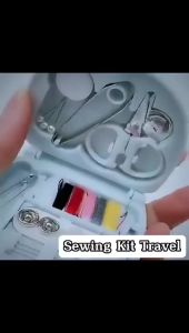 Sewing Kit Travel Mini / Alat Peralatan Menjahit Benang Jarum Peniti Meteran Gunting Kecil Mini Pinset Baju Kain Kancing Jarum Pentul