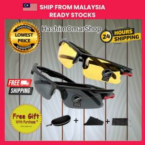 Cermin Mata Anti Silau Kaca Mata Siang Malam Anti Glare Night Vission HD Sunglasses