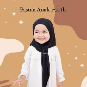 Jilbab pasmina Instan Anak-pastan anak-segitiga instan anak