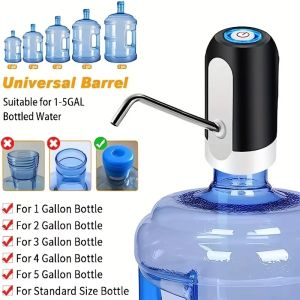 Electric Water Dispenser Pump Automatic Water Bottle Pump USB Rechargeable Water Pump One-touch Automatic Switch Water Dispenser