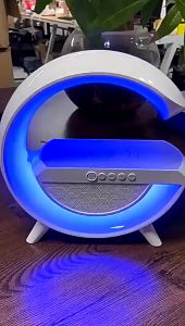 Ambient light Wireless Charger Smart Home Atmospheric Lamp LED light Multifunct RGB Night Light Desk Lamp Bluetooth Speaker projection lamp