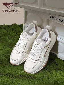 Septwolves Mens Casual Sports Shoes Breathable Mesh Outdoor Running Shoes Thick Bottom Spring Summer New Style Fashionable