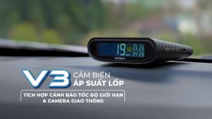 Cảm biến áp suất lốp Vietmap V3 van trong thay được pin - có cảnh báo tốc độ - Bảo hành 36 tháng + KM bản quyền VIetmap Live 24 tháng