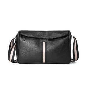 High-End Mens Shoulder Bag Top Layer Cowhide Large Capacity Slant Crossbody Fashionable Business Bag Single Shoulder Bag