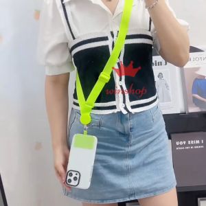 พร้อมส่งจากไทยครับ สายรัดโทรศัพท์มือถือ สายรัดไนลอน แบบพกพา สายคล้องมือถือ สายคล้องมือถือ เคสสายสะพาย iPhone และมือถือรุ่นต่างๆXKSZ