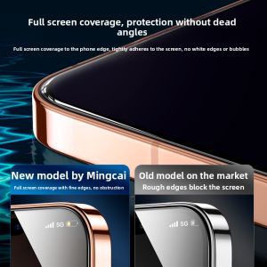 MINGCAI | Anti-Peep Tempered Glass Screen Protector for iPhone 16 15 Pro Max 14 13 Pro 16 Plus IP15