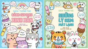 Combo Sách Tương Tác: Những Ly Kem Mát Lạnh Bách Cupcake Xinh Xắn (2 Cuốn)