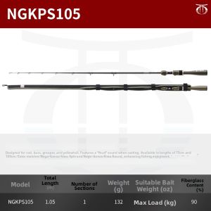 PULUOKESI | Single Section Long Cast Sea And Raft Fishing Rod