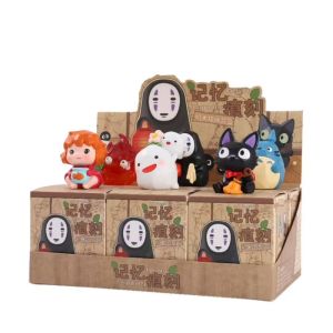 Bandai | New Hayao Miyazaki Anime Model Memory Imprint Blind Box Classic Figure Doll Collectibles Souvenirs Cute Trendy Toy Ornament Gift