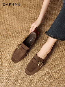 Daphne | Retro Style Suede Loafer Flats