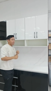 Kenzzo : Wall Hanging Kitchen Cabinet/ Kitchen Cabinet With Gloosy Reflective Surface/kitchen wall cabinet