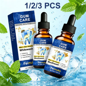 Gum Repair Drops Concentrated Mouthwash Relieve Atrophy & Sensitivity Improve Stains Tartar Bad Breath Healthy Gums Oral Care