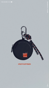 SKINARMA Jax Utility Clip Pouch Fit AirPods with Custom 2 Chamber Carabiner