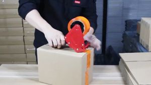 Heavy duty handheld tape dispenser (without tape) trend tape dispenser suitable for handheld heavy-duty tape cutting machines in home office warehouses (suitable for 4-5CM tape)