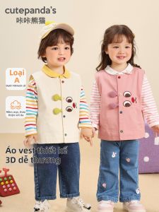 CUTEPANDAS | Áo Gile Cho Bé Hình Thú Đáng Yêu Thu