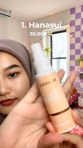 HANASUI Makeup Series || Fix & Glow Setting Spray || Collagen Micellar Cleansing Water || Perfect Cheek Blush & Go Blush On || Waterproof Make Up Remover || Hanasui Original