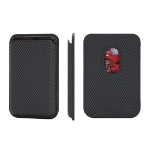 For Magsafe Wallet Carbon Fiber Strong Magnetic Card Holder For iPhone 17 16 15 14 13 12 Pro Max Case Credit Card Storage Pocket