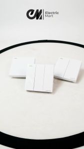 Push On IB Saklar Lampu Premium Engkel Saklar Seri Triple Stop Kontak Arde Tanam Tembok SNI Switch