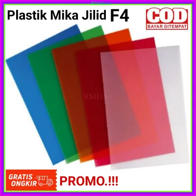 Plastik Jilid F4/Mika Jilid F4 Per 10 Lembar