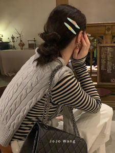 Simple Fashion Side Bangs Hair Clips Salted Milk Blue Versatile Hair Accessories Elegant Hair Grips for Women Girls